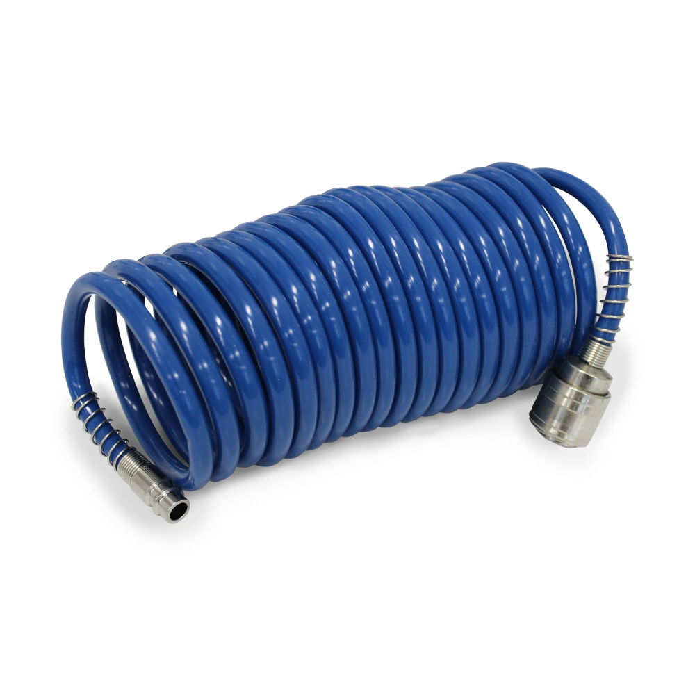 Miniatuur van Hyundai accessoires compressor verfspuit vloeistofspuit bandenvulpistool blaaspistool en slang 5-delig (55901)