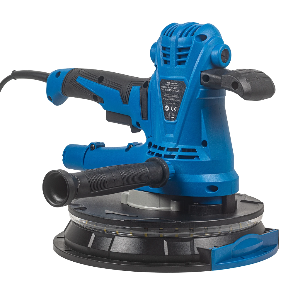 Miniatuur van Hyundai wandschuurmachine met LED verlichting 230V 1280W Ø225mm (56475)