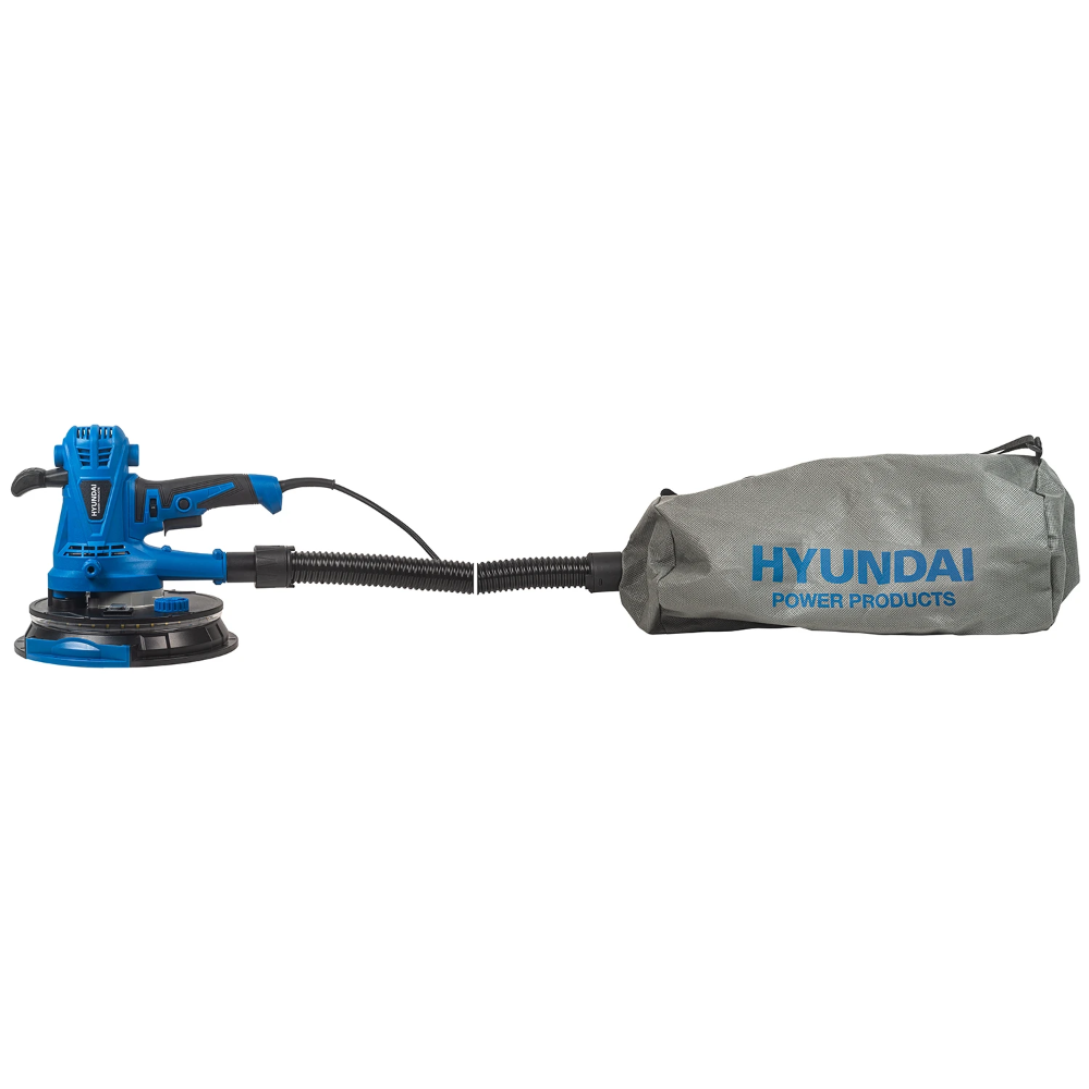 Miniatuur van Hyundai wandschuurmachine met LED verlichting 230V 1280W Ø225mm (56475)
