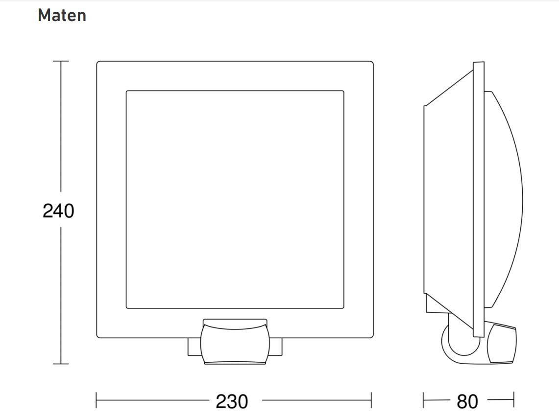 Miniatuur van STEINEL sensor buitenlamp L 20 S rvs (566814)