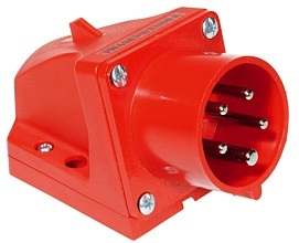 SIROX® CEE Mounting Box IP 44, 3-pin, 230 V, 6 H, Oblique Current 16 A