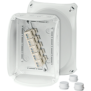 Miniatuur van Hensel aftakdoos IP66 bm5 4-10mm2 5-polig M25/32/40 grijs (DK 1610 G)
