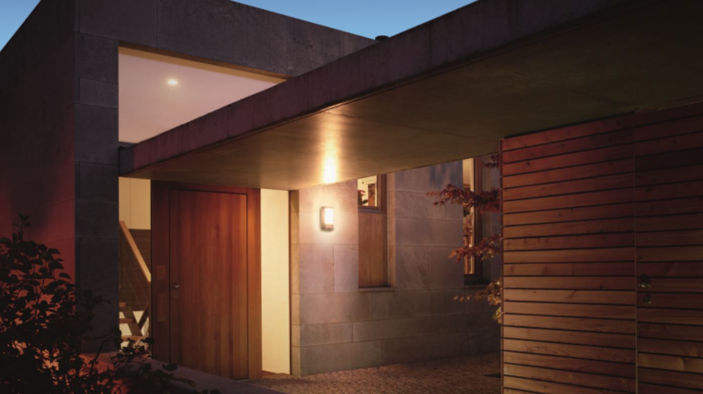 Miniatuur van STEINEL sensor Buitenlamp design L 12 zilver (657918)