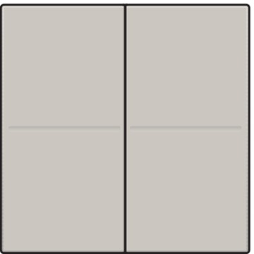 Miniatuur van Niko afwerkingsset voor draadloze schakelaar met 4 toetsen - Original Light Grey (102-00007)
