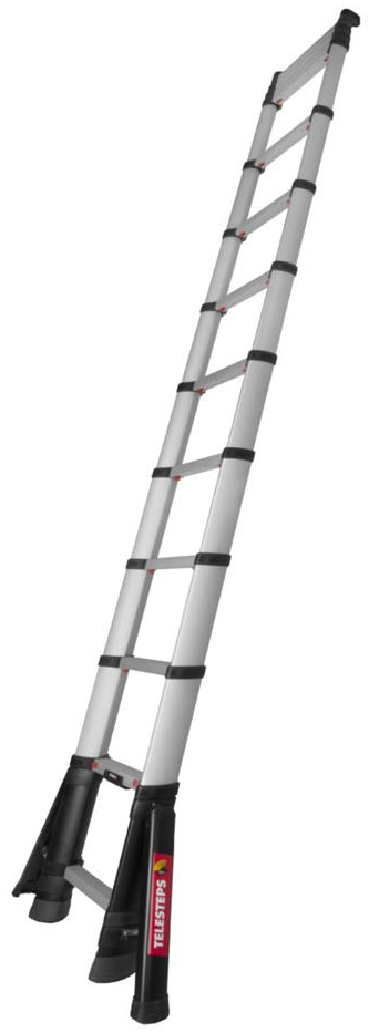 Miniatuur van Telesteps telescopische ladder incl. uitklapbare stabilisatiepoten 4,1m (werkhoogte 4,9m) Prime Line (72241-781)