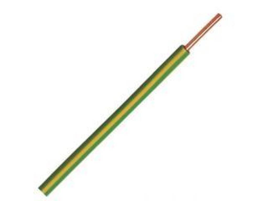 Miniatuur van Waskönig+Walter VOB draad (H07V-U) 2.5mm2 geel/groen Eca - per rol 100 meter (769346)
