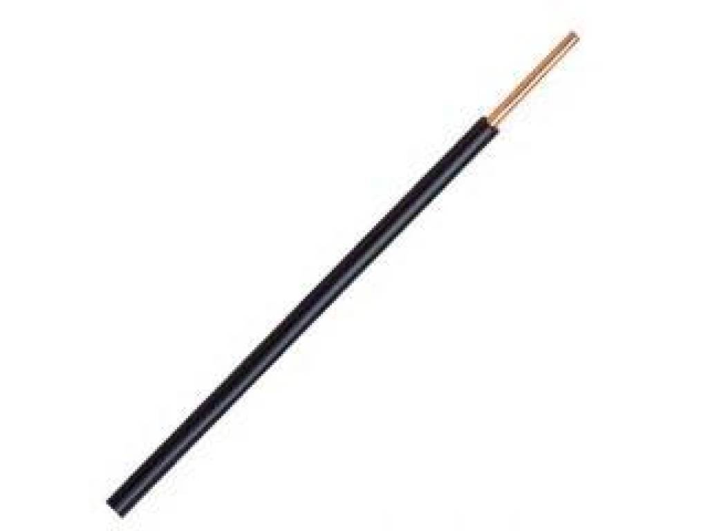 Miniatuur van Waskönig+Walter VOB draad (H07V-U) 1.5mm2 Eca zwart - per rol 100 meter (769988)