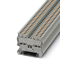 Miniatuur van Phoenix Contact rijgklem met push-in aansluiting 2,5 mm² - grijs per 50 stuks (PT 2,5/S-QUATTRO)