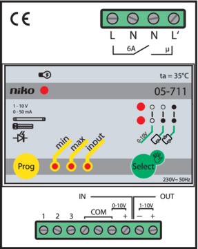 Miniatuur van Niko electronica - Dimmer EVSA (05-711)