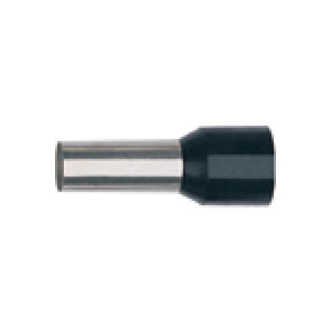Miniatuur van Klauke adereindhuls geïsoleerd 25mm2 hulslengte 18mm zwart - per 50 stuks (17818)