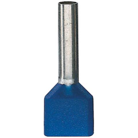 Miniatuur van Klauke twin adereindhuls geïsoleerd 16mm2 hulslengte 14mm blauw - per 100 stuks (87714)