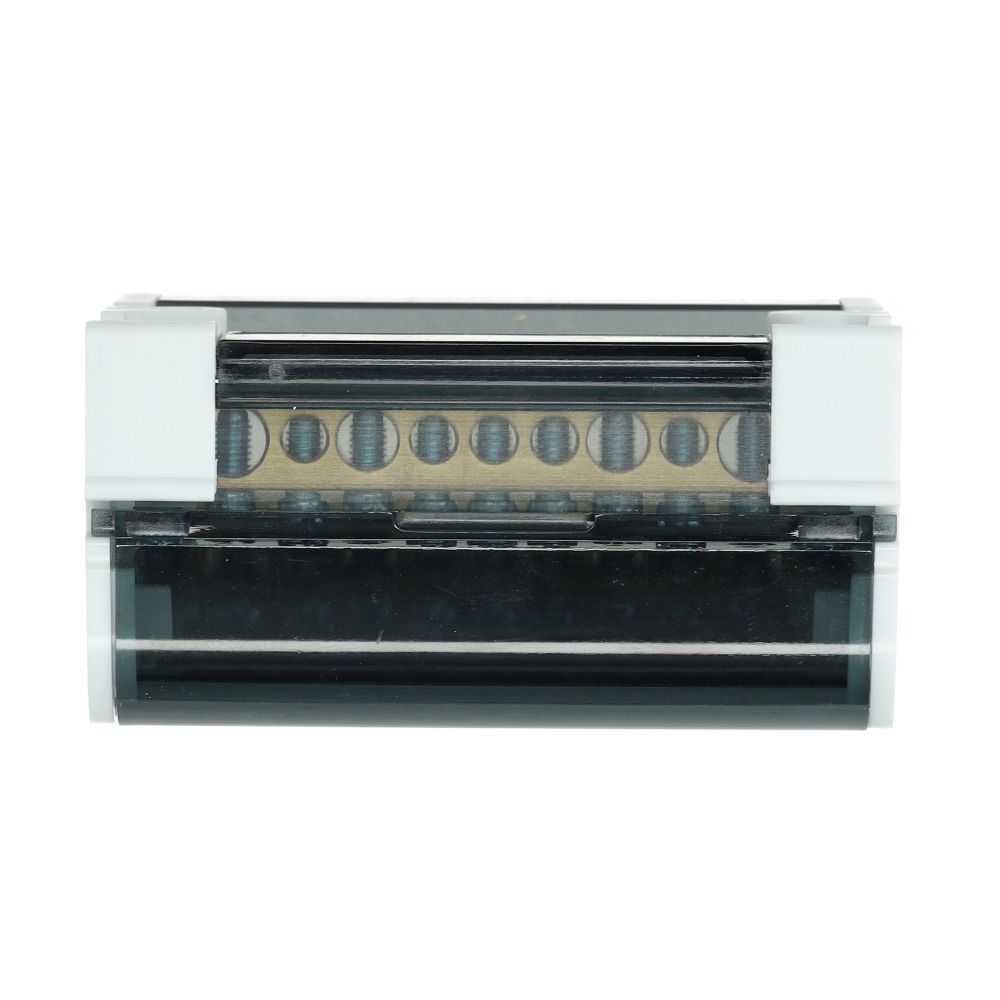 Miniatuur van EMAT aansluitblok 4-polig 11 aansluitingen 125A DIN-rail (85280009)