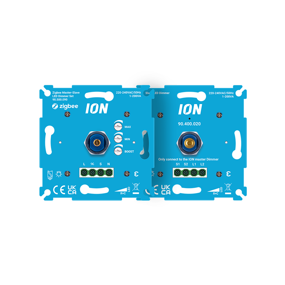 Miniatuur van ION industries universele LED dimmer set master + slave Zigbee 0.3-200W (90.500.090)