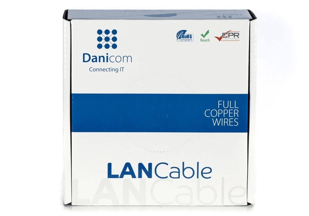 Miniatuur van Danicom UTP CAT6 kabel rol 50 meter (DC-UTP6-50S-DCA)