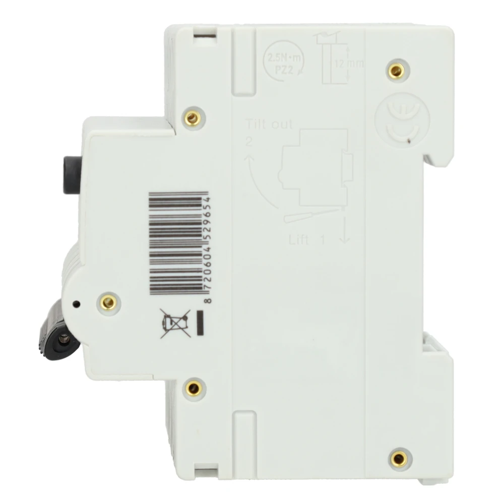 Miniatuur van EMAT differentieelautomaat 4-polig 16A C-curve 30mA (85006501)