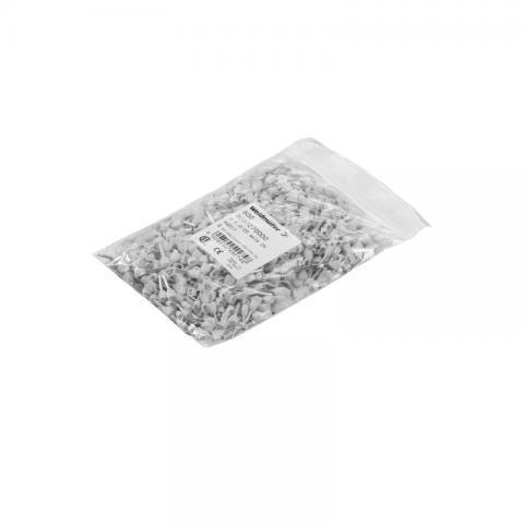 Miniatuur van Weidmüller twin adereindhuls geïsoleerd 4mm2 hulslengte 12mm grijs - per 100 stuks (9004730000)
