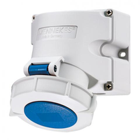 Miniatuur van Mennekes CEE stopcontact 3-polig 230V 6H 32A IP67 TwinCONTACT (9151)