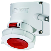 Miniatuur van Mennekes CEE stopcontact schroefklem 4-polig 400V 6H 32A IP67 (9372)