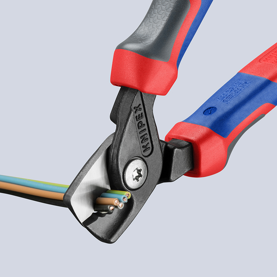 Miniatuur van KNIPEX kabelschaar getrapte snijrand 160mm (9512160)