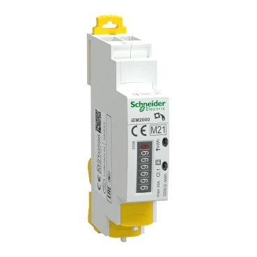 Miniatuur van Schneider Electric energieteller enkelfasig 40A MID IEM2000 (A9MEM2000)