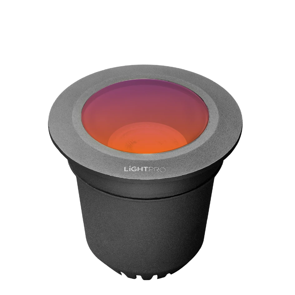 Miniatuur van Lightpro Atik Smart grondspot rond RGB CCT Ø120x135mm IP67 zwart (246N)