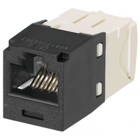 Miniatuur van Panduit CJ688TGBL keystone UTP CAT6 zwart (CJ688TGBL)