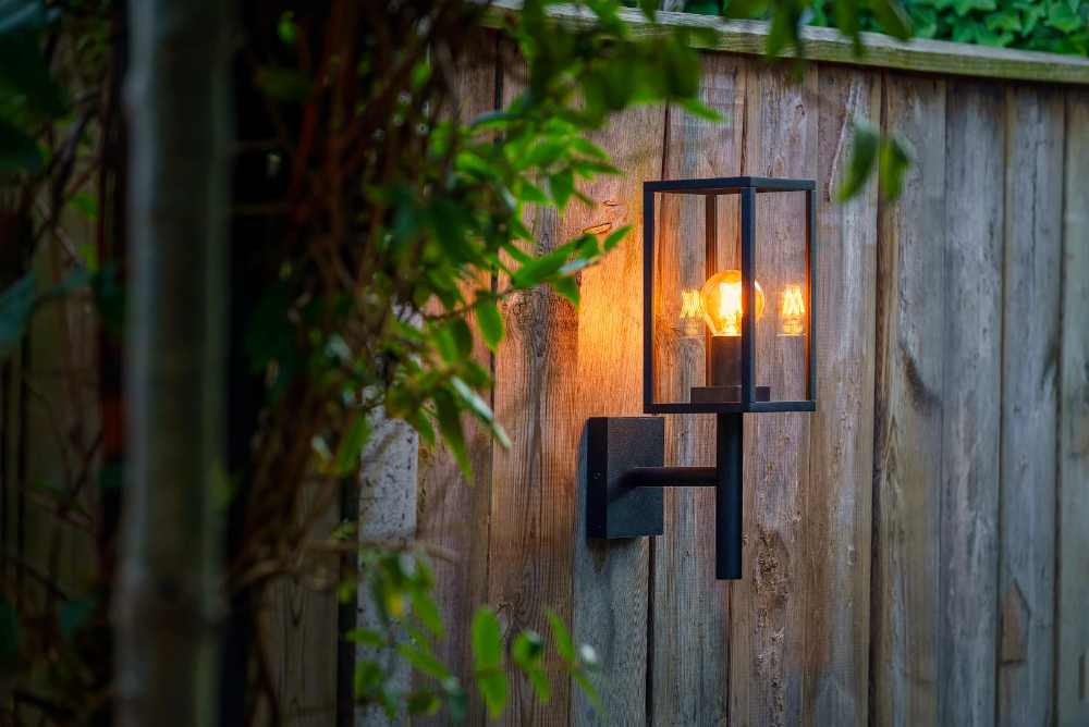 Miniatuur van Garden Lights Celata wandlamp filament LED BA15D 4W 280lm warm wit IP44 zwart (3188011)