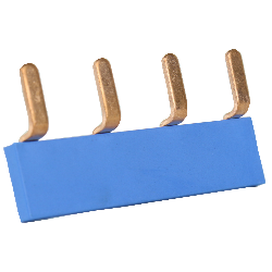 Miniatuur van EMAT doorverbinder 4-voudig blauw (85220029)