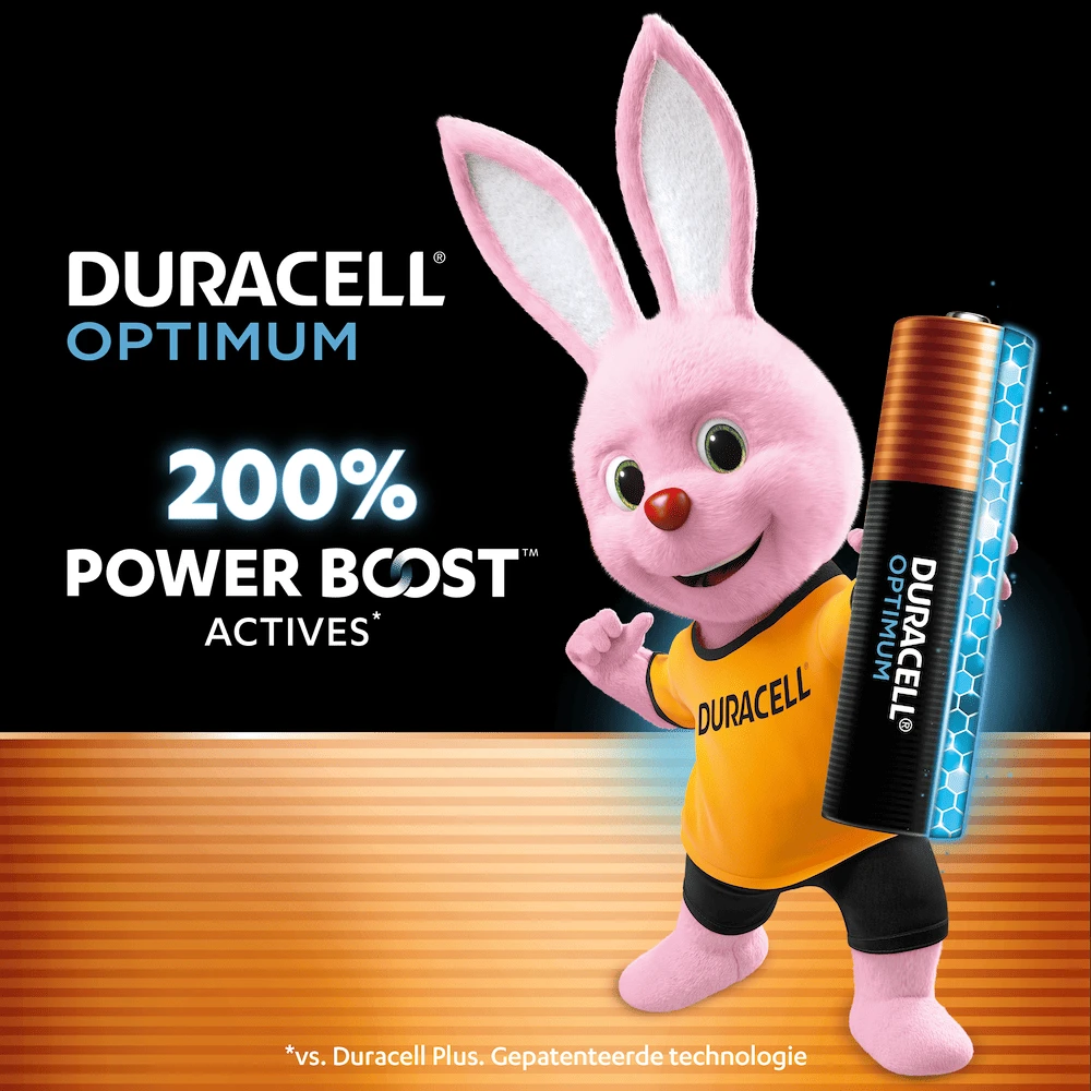 Miniatuur van Duracell Optimum alkaline batterijen AAA 1,5V - verpakking 4 stuks (D137516)