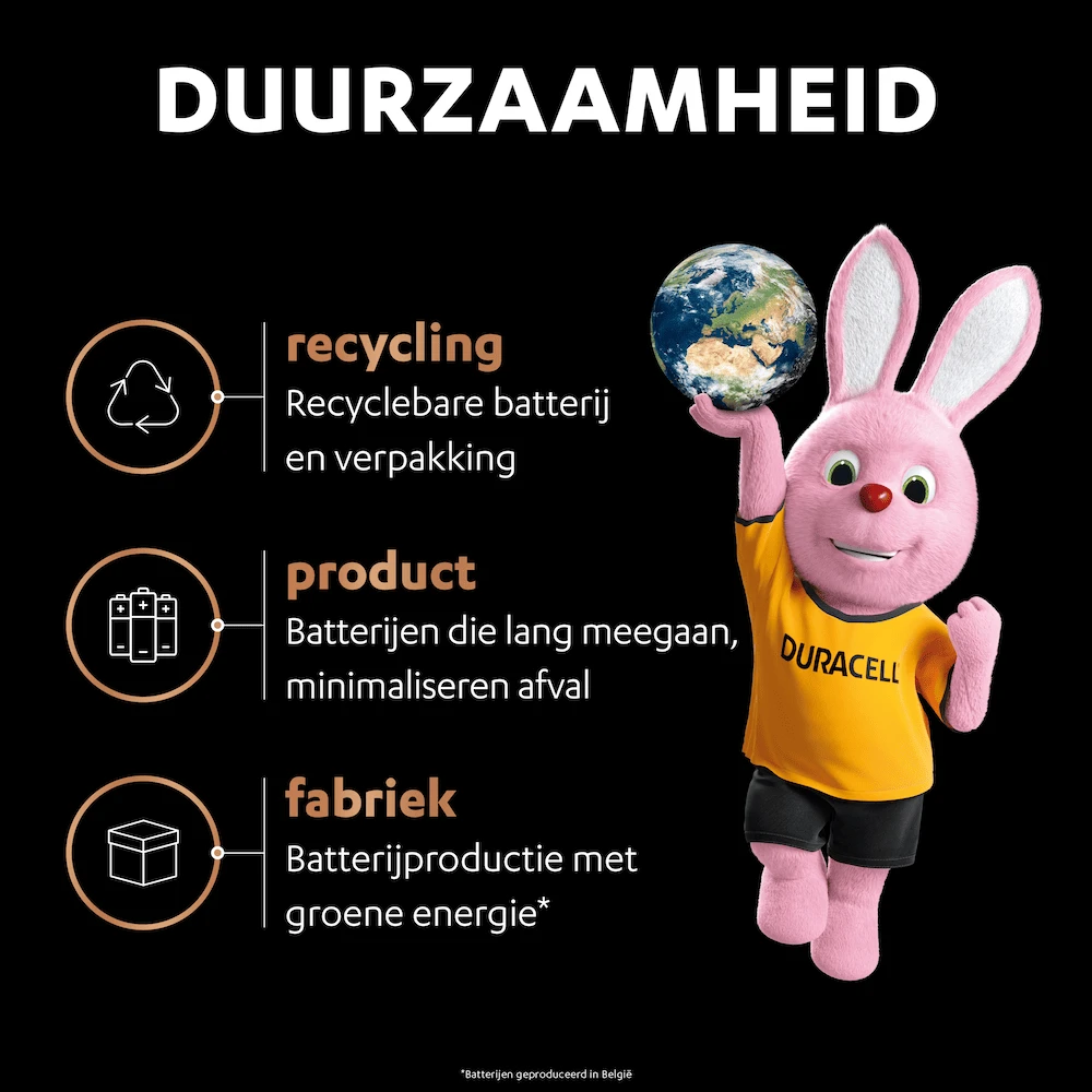 Miniatuur van Duracell Optimum alkaline batterijen AAA 1,5V - verpakking 5 stuks (D137790)