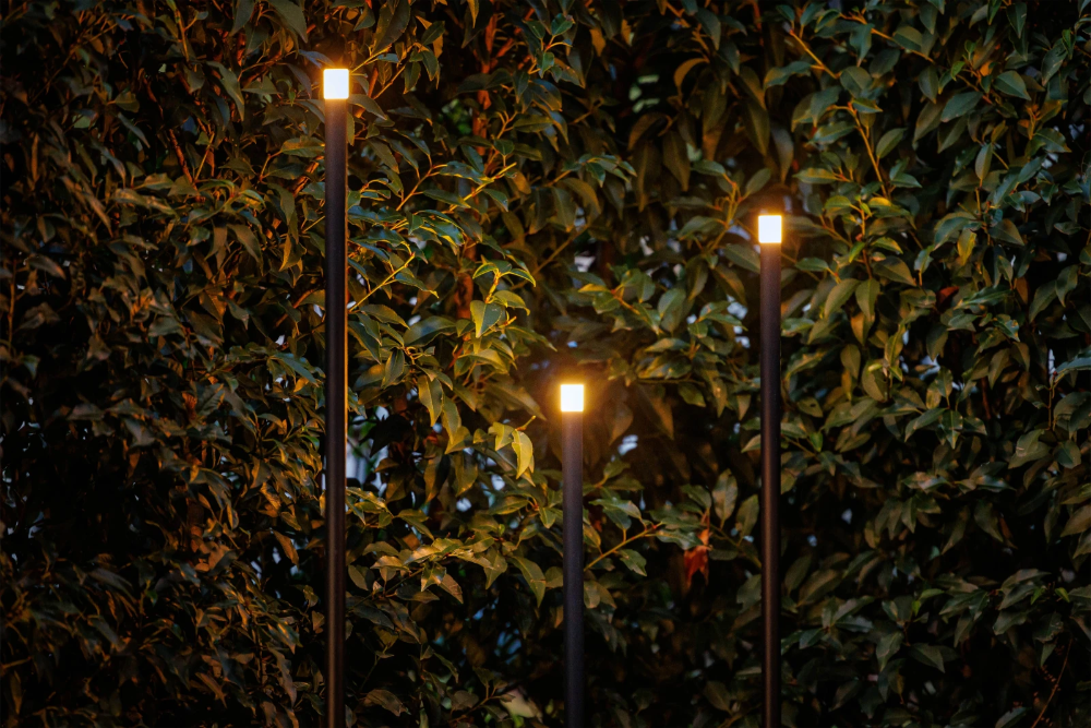 Miniatuur van Lightpro Erba staande buitenlamp 1.1W IP44 - antraciet set van 3 stuks (222P)