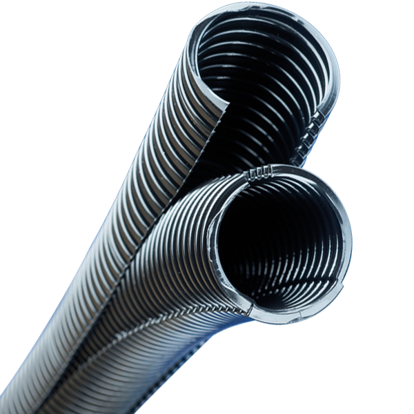 Miniatuur van Flexa kunststof beschermslang tweedelig IP40 HB 15,8mm - zwart per 10 meter