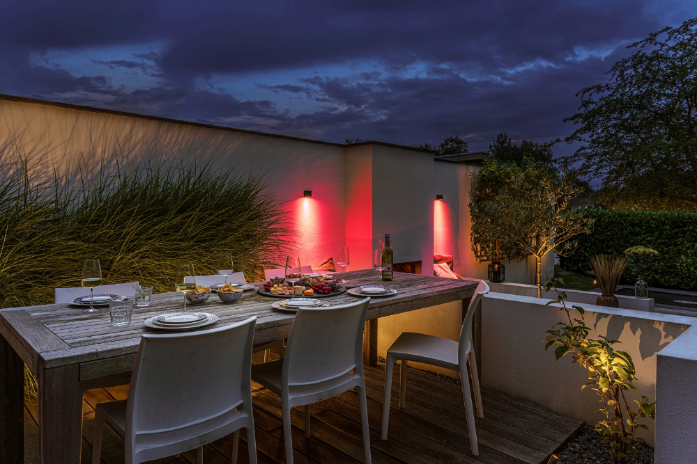 Miniatuur van Garden Lights Gilvus Smart opbouwspot MR16 5W RGB CCT IP44 - zwart (3223011)