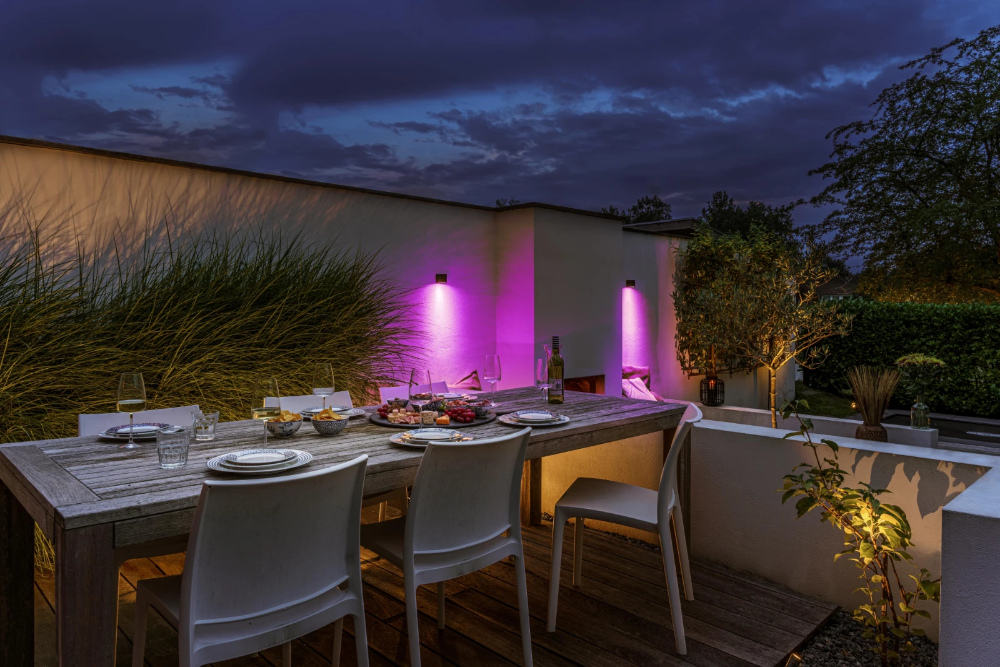 Miniatuur van Garden Lights Gilvus Smart opbouwspot MR16 5W RGB CCT IP44 - zwart (3223011)
