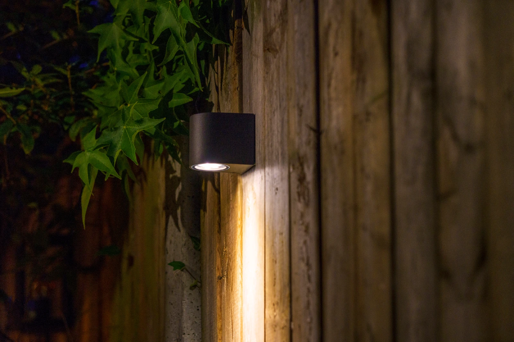 Miniatuur van Garden Lights Gilvus opbouwspot 4W 177lm warm wit rond IP44 zwart (3182011)