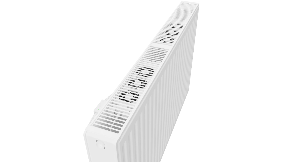 Miniatuur van Heatfan radiator ventilator 5-voudig wit - set 1 stuk (56028)