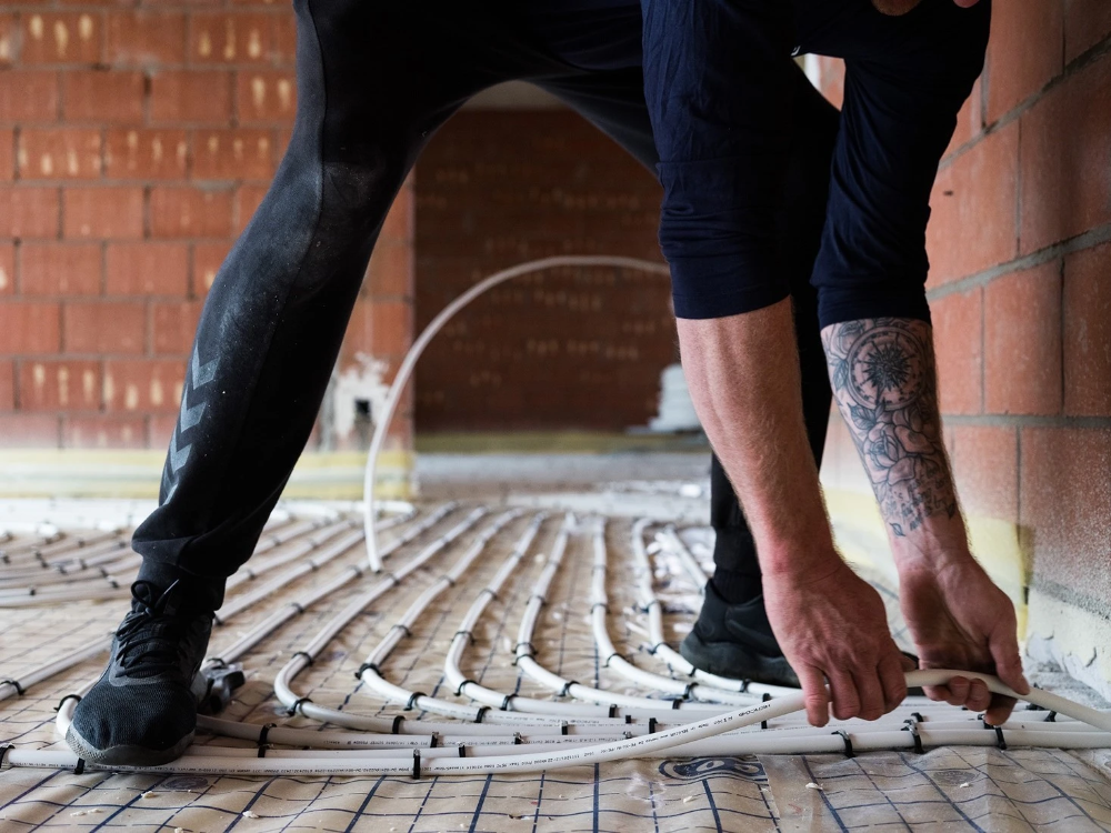 Miniatuur van Henco elektrische vloerverwarmingsmat 20m2 3000W (UFH-ELEC-3000W)