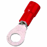 Miniatuur van Intercable Q-serie DIN geïsoleerde kabelschoen ring recht 10 mm² M8 vertind - rood per 50 stuks (ICIQ108)