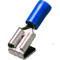 Miniatuur van Intercable Q-serie DIN geïsoleerde vlaksteekhuls 1,5-2,5 mm² 6,3x0,8 + aftakking - blauw per 100 stuks (ICIQ2FHA)