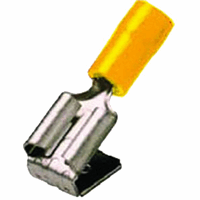 Miniatuur van Intercable Q-serie DIN geïsoleerde vlaksteekhuls 4-6 mm² 6,3x0,8 + aftakking - geel per 100 stuks (ICIQ6FHA)