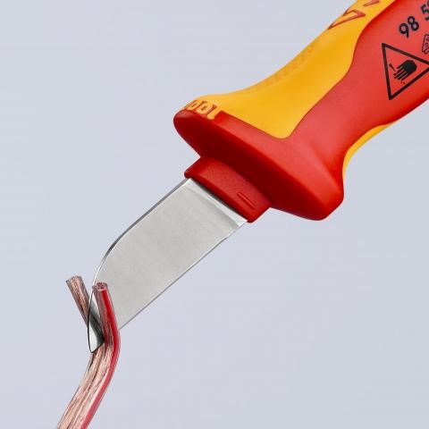 Miniatuur van KNIPEX kabelmes recht VDE 190mm (98 52)