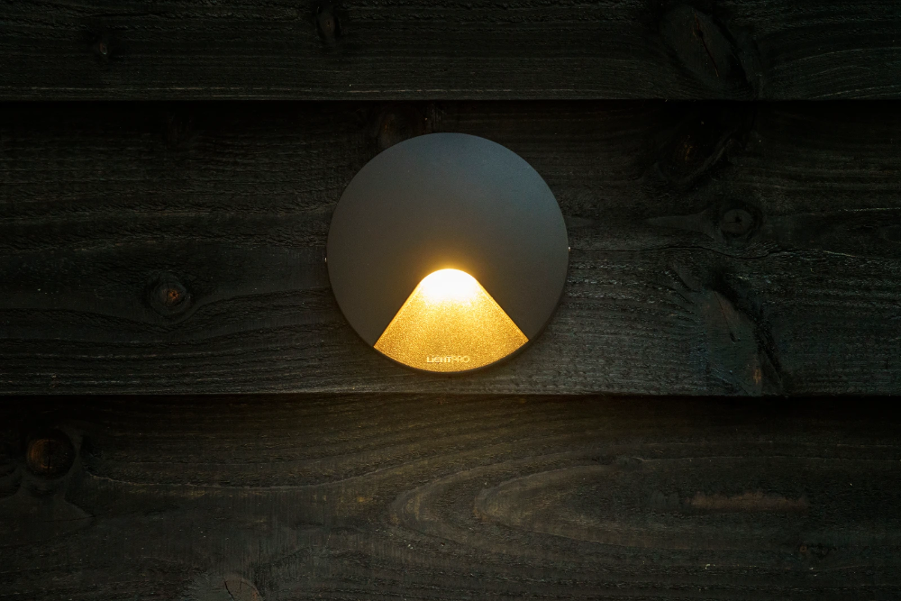 Miniatuur van Lightpro Kuma buitenlamp 6W 105lm Ø145mm IP44 - zwart (184W)