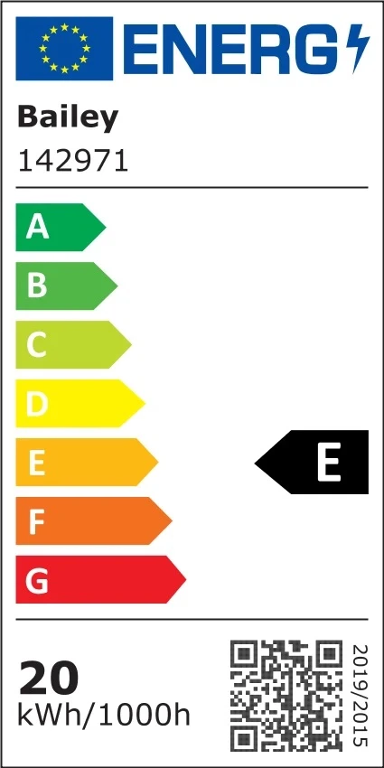 Miniatuur van Bailey LED schijnwerper met sensor 20W met afstandsbediening 2.200lm koel wit 4000K IP65 - zwart (142971)
