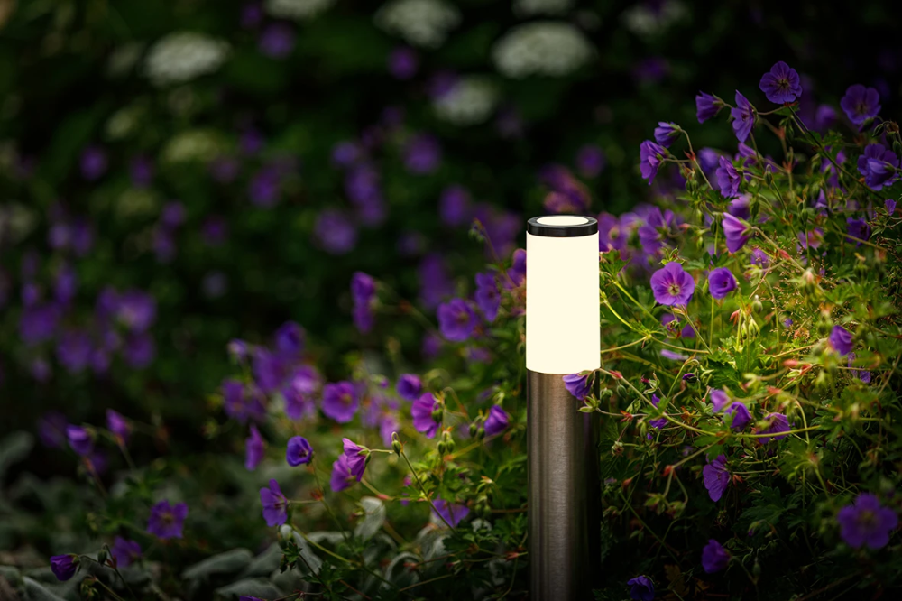 Miniatuur van Garden Lights Lunia staande buitenlamp 1W 3000-6000K 440mm IP44 - RVS (4138601)