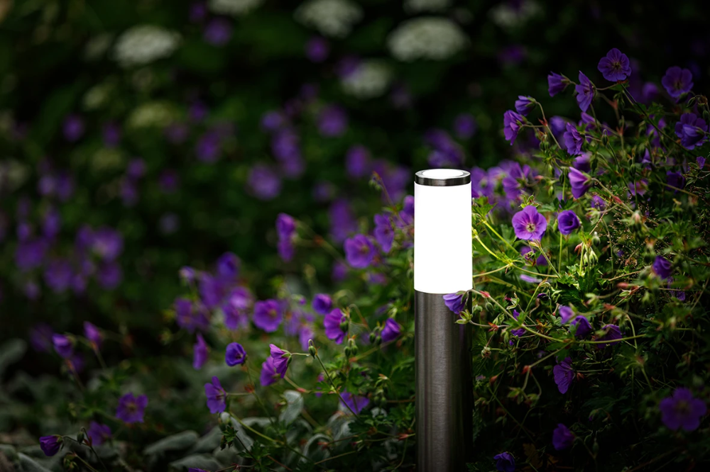 Miniatuur van Garden Lights Lunia staande buitenlamp 1W 3000-6000K 440mm IP44 - RVS set van 3 stuks (4138603)