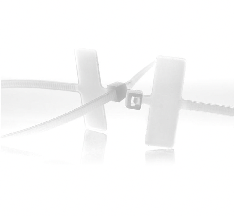 Miniatuur van WKK colsonband 2.5x200mm met markeerlabel (25.4x8.0mm) transparant - per 100 stuks (112122971)