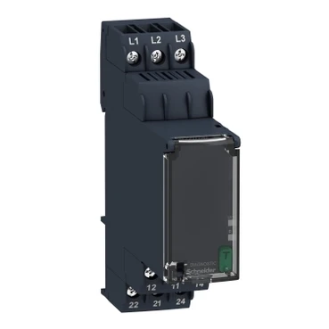 Miniatuur van Schneider Electric Zelio fasebewakingsrelais afwezigheid en volgorde 183-528V AC 2C/0 (RM22TG20)