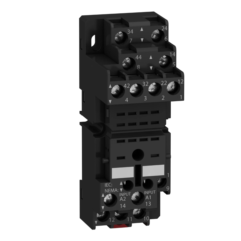 Miniatuur van Schneider Electric Zelio RXZ insteekrelais 2+4-polig 250V 10A schroefklem (RXZE2M114)