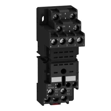 Miniatuur van Schneider Electric Zelio RXZ insteekrelais 2+4-polig 250V 10A schroefklem (RXZE2M114)