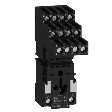 Miniatuur van Schneider Electric Zelio RXZ relaisvoet voor RXM4 4-polig 10A -250V (RXZE2S114M)